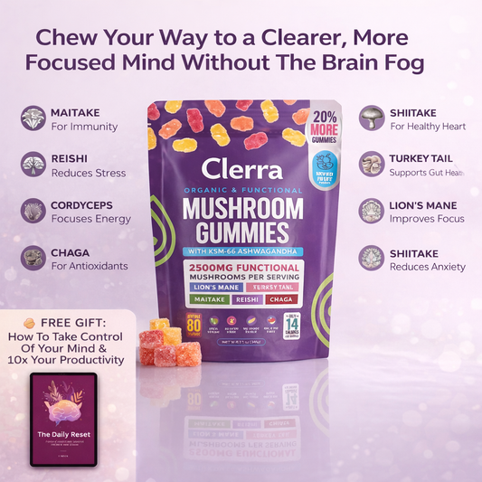 Brain boosting mushroom gummies